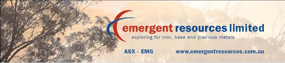 ASX/MEDIA RELEASE 5 February 2010 ASX Codes: EMG, EMGO DIAMOND CORE TESTWORK CONFIRMS POTENTIAL FOR HIGH GRADE DIRECT REDUCTION IRON CONCENTRATE AT BEYONDIE IRON PROJECT Key Points Initial diamond