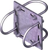 List) Accessories Universal Crossover Assemblies The universal crossover assemblies are commonly used to secure two members (such as pipes, angles, or hss) at angles ranging from 45 to 90.
