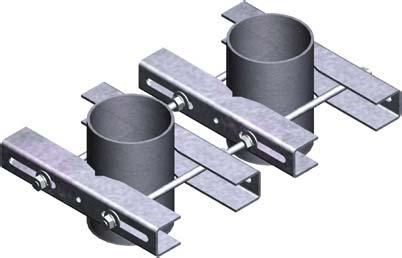 List) Accessories Adjustable Parallel Clamp Assemblies The Adjustable Parallel Clamp Assemblies allows parallel connection of two similar- or dissimilar-sized members.