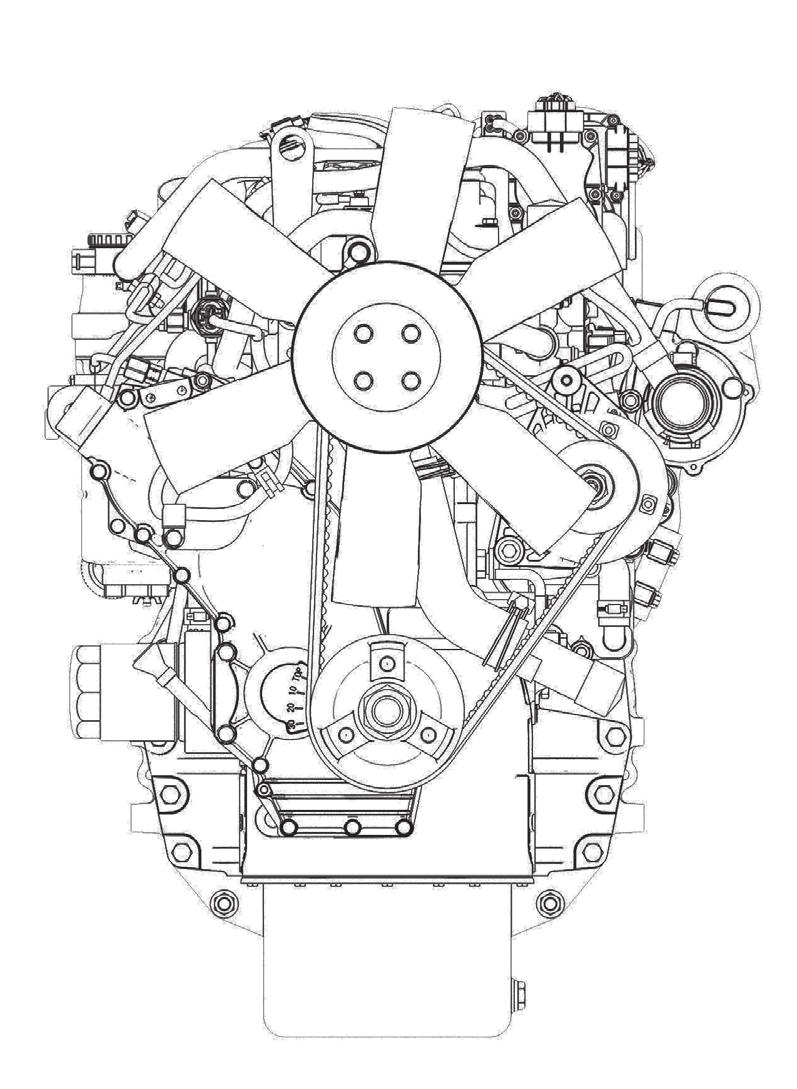 Cat C2.2 Diesel Engine Dimension Art 1 2 3 3 (1) Length 764 mm (30.1 in) (2) Width 545 mm (21.5 in) (3) Height 736 mm (28.