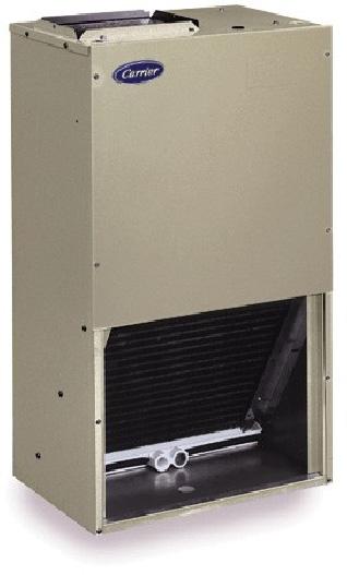 Base Series Fan Coil Sizes 018 thru 036 Product Data FEATURES The Series Fan Coil unit is primarily designed for apartment applications as upflow indoor air handlers for split -system heat pumps and