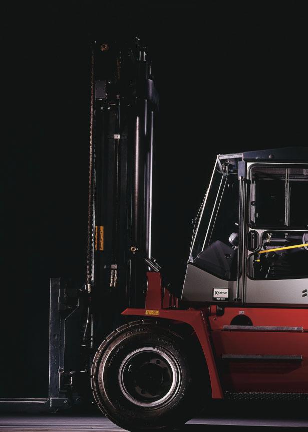 Longer service intervals. Enhanced Kalmar electronics with opportunities for total customisation of the truck.