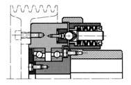 0): This type can be used for attachment to an existing drive element (gear, belt pulley, etc.). The thrust piece of the clutch can be built into the mounted drive element, and the hub component (with the built-in EAS -overload elements) can be fixed onto the shaft.