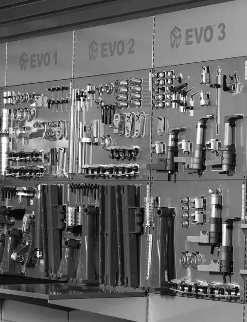 Each component can be assembled with the others in a multitude of configurations (shown with optional Work Shop Solutions wall panels).