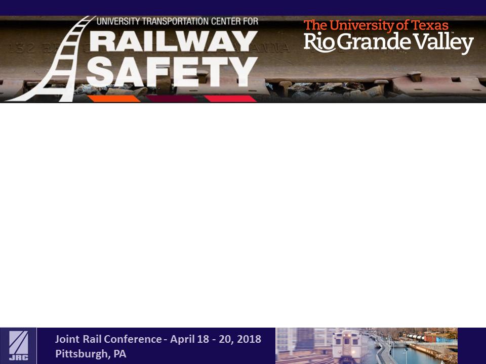 JRC2018-6218 AN ANALYSIS OF THE EFFICACY OF WAYSIDE HOT-BOX DETECTOR DATA University of Texas Rio Grande Valley (UTRGV) Department of Mechanical Engineering Constantine