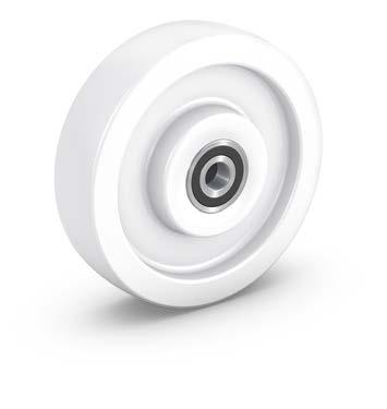plain bearing High-quality thermoplastic polyamide. Wheels in heavy-duty design with maintenance-free plain bearings (/1).