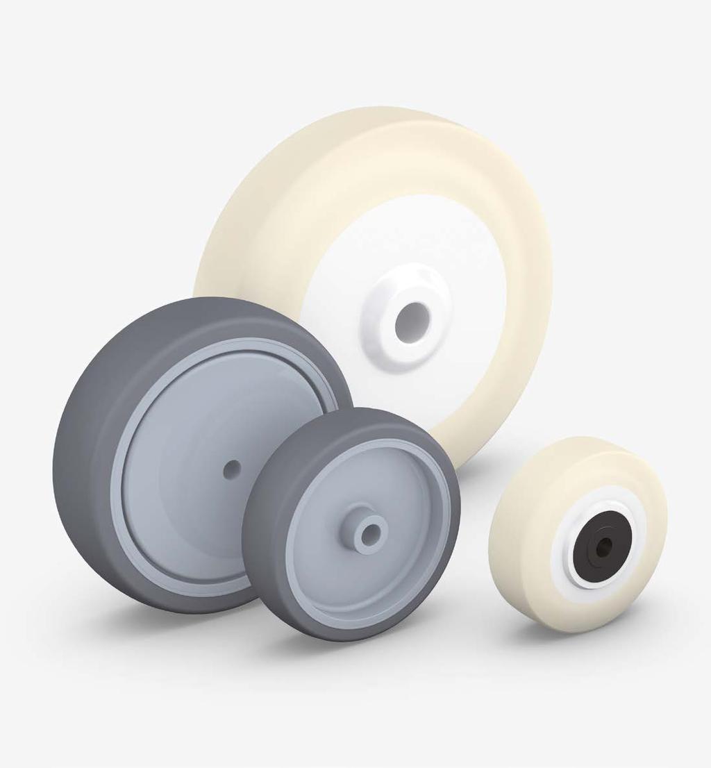 product overview WHEELS AND CASTORS Our extensive range of institutional castors completes our castor range for in-plant transportation. The high-quality materials we use insure a long service life.