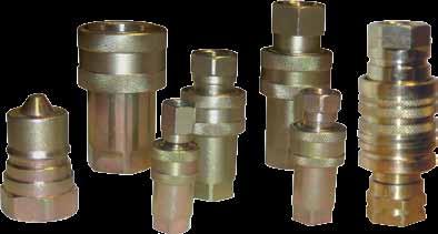 Quick Couplers Standard features - Poppet style - Ports 1/4" to 1" NPT - Nickel plated DESCRIPTION PORT NPT RATED FLOW MAX. OPER. GPM PRESSURE STD ISO HYSLSQ-SA-NPT-1/4-FEMALE Female 1/4" 3 5000 0.