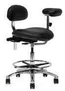 Chairs + Stools Economy and Deluxe Stools Model 6156C $ 530 Model 6157C $ 680 Model 6159C $ 895 Model 6160C $ 1010 Model 6161C $ 1195 Standard Features Factory Options Part No Retail Price Economy