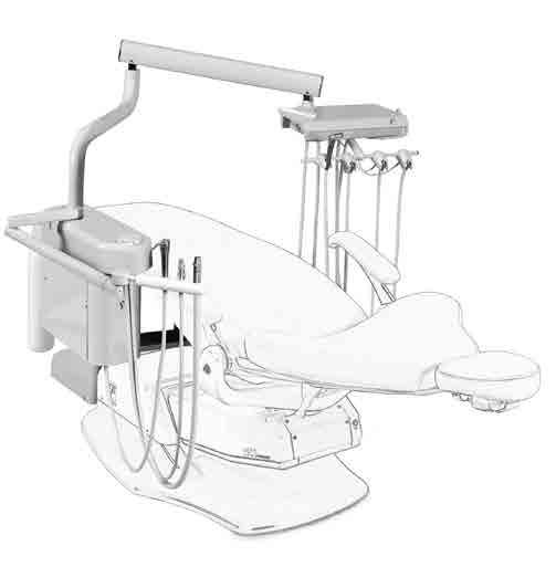Simplified Delivery Systems, Chair Mounted Fixed Mount with Sidebox, External Umbilical Choose Your Control Head Model Price Package offerings see pages 18,