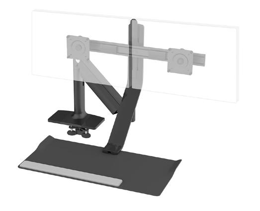 standard crossbar, clamp mount Build Your Product Code COMPONENT CODE LIST PRICE Product Group QSL QuickStand Lite Base $883 Color S Silver - B Black - Monitor Mount L Light monitor mount for 1