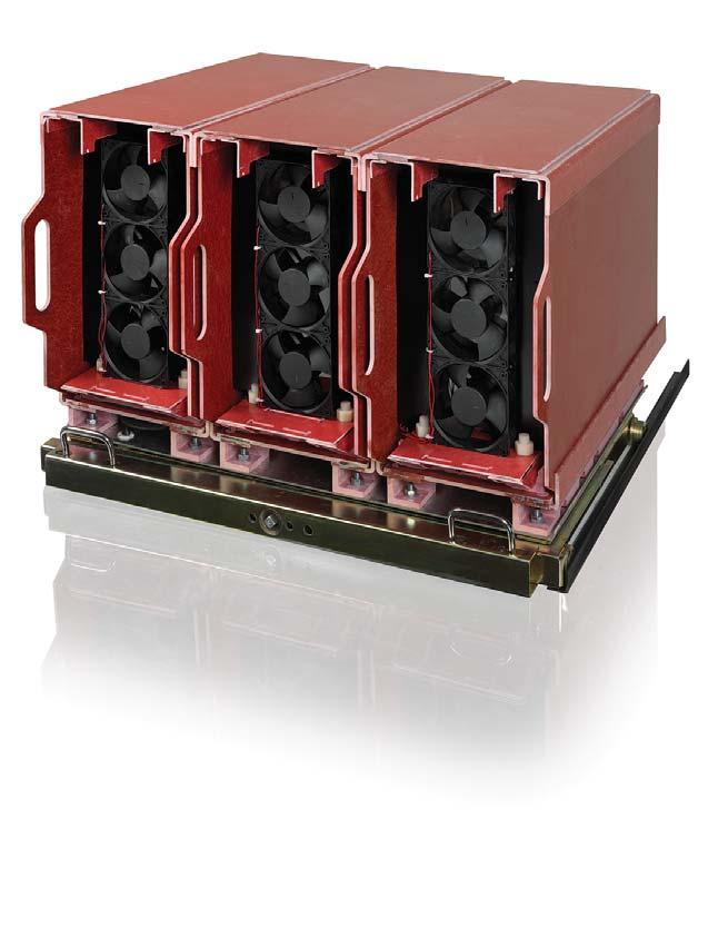 SOFT STARTER PHASE CASSETTE FEATURES SELF-CONTAINED PHASE CASSETTE STANDARD 150 MM POLE CENTRES SMALL FOOTPRINT IP00 STARTER ISOLATED CONTROL VIA FIBRE OPTIC CONNECTIONS GP03 AND AIR INSULATION