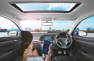 infotainment system with smart phone