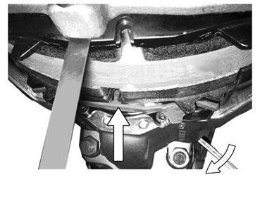 5, Adjusting the Clearance 1 3 2 1 2 f430575 1. Brake Caliper 2. Hold-Down Spring 3.