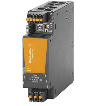 PROtop power supplies have a particularly robust network input level and are not sensitive to mechanical influences.