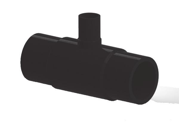 - Butt Fittings REDUCING TEE* Dimensions SDR 11 / PN 10 / 150 PSI mm inch l z Weight (lbs) Part Number 63 x 50 2 x 1-1/2 8.66 4.06 0.67 581247251 90 x 32 3 x 1* 8.39 3.35 1.