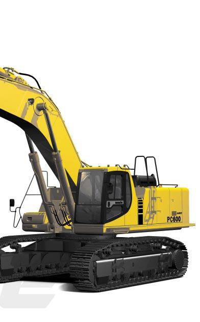 HYDRAULIC EXCAVATOR Advanced Monitor Features Three working modes are standard and combine with heavy lift mode for maximum lift capacity.