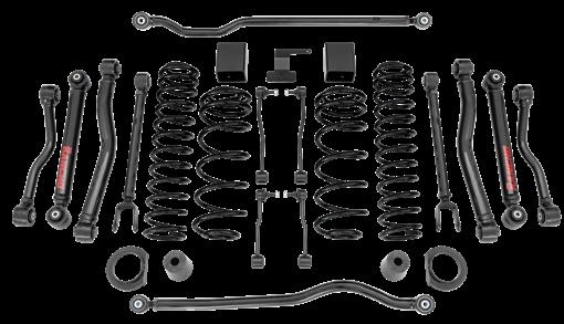RS999067* Rear RS999068 DIFFERENTIAL GLIDE PLATES Rancho front and rear Differential Glide Plates for the Jeep Wrangler JL mount to the front or rear axle casting, and allow for a much smoother glide