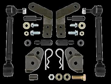 of an aftermarket lift kit maximizing the performance of your Jeep Wrangler JL. This NEW bracket fits Jeeps running lift kits from 2-4.5-inches utilizing our unique 3-hole upper control arm locator.