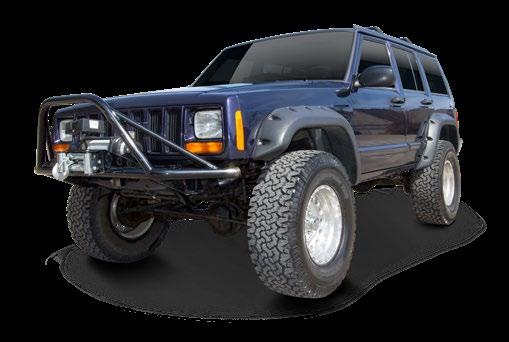 2001-84 CHEROKEE XJ 4WD 3.5-IN. PERFORMANCE SUSPENSION The 3.5-in. Rancho XJ Suspension System is the perfect choice for those who are looking to do some on- and off-road driving with their Cherokee.