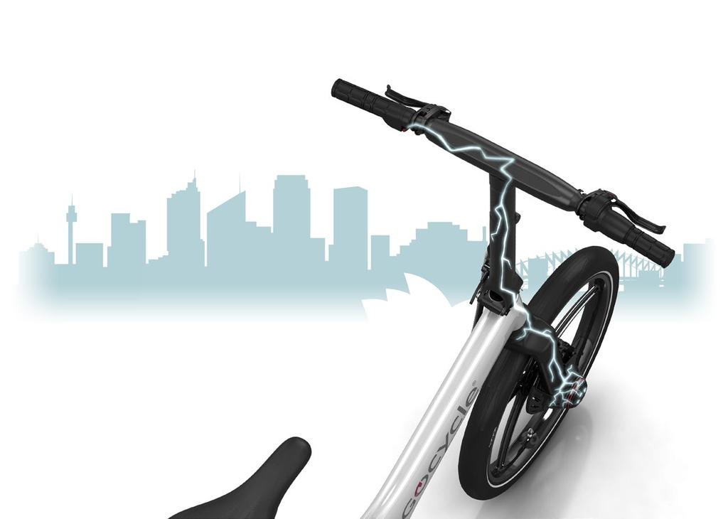 ride with the app Smartphone app links to Gocycle easily with Bluetooth.
