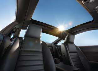 The Ultimate View The all-new optional Glass Roof Package combines the lines of the Coupe with