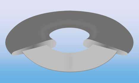 ! GENERAL INFORMATION Rubber steel gasket type G-S-S with vulcanized steel ring for greater dimensional stability, safe centring and perfect sealing according to DIN EN 1514-1 (PN6-40).