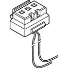 Data sheet: Plug socket with cable KMH-1 #197264 Operating voltage range DC 24 V Protection class IP40 in assembled condition Ambient temperature -40.