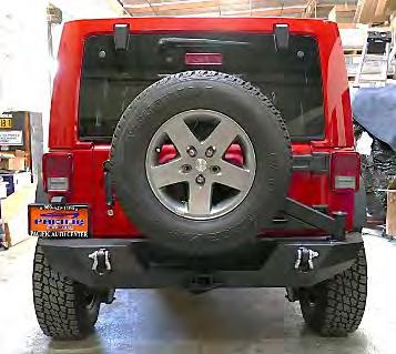 INSTALLING TURNBUCKLE ONTO TIRE CARRIER continued Step 3 Open and