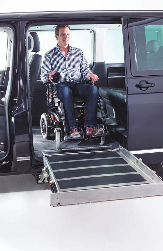 the wheelchair passenger. Choose from rear access inboard tail lift or an underfloor side access lift.