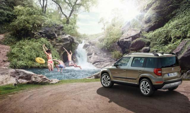 SKODA YETI SPECIFICATIONS [a small sample] TSI 92kW 7DSG Euro NCAP safety rating ASR Traction Control and Hill Hold Control Light Assistant Alarm, interior monitoring, immobiliser Rear Parking