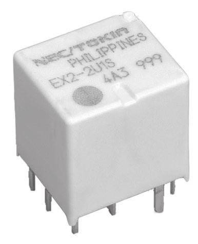 DATA SHEET AUTOMOTIVE RELAYS DESCRIPTION The new NEC EX/EX series is PC-board mount type and the most suitable for various motor and heater controls in the automobiles which require high quality and