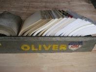 106 A Oliver Metal Catalog Rack filled