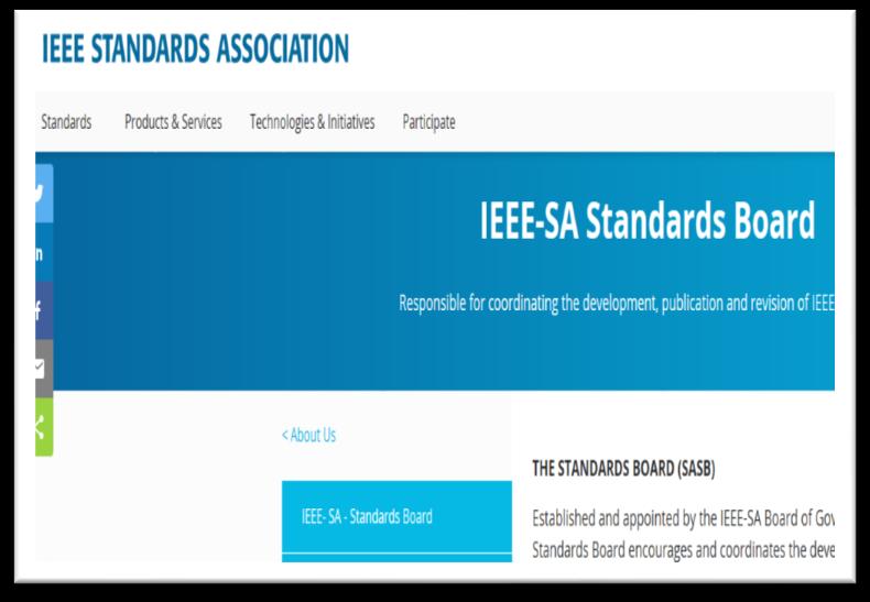 1 2019/2020 TBD Rule 21 Phase I 2017 Phase II & III - 2019 SAE Technical Standards Board IEEE