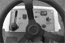 OPERATION 4. Turn the ignition switch key counterclockwise to turn the machine power off. Remove the switch key.