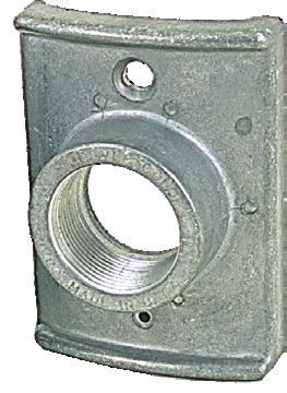 0 Mounting Bracket D51089 Aluminum 1-1/2" (38.1 mm) x 4-3/4" (120.