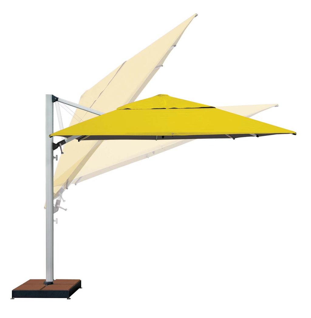 polaris Both elegant and noble in design, the Polaris sidepost umbrella is easy to operate; combined with a unique tilting function makes it
