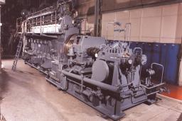 One of nine diesel-driven pump sets - incorporating the Allen Gears integral lube oil system parallel shaft gearbox - for the Indian Oil Corporation.