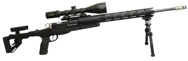 Each chassis comes with: Folding Stock Top Rail, 0 MOA Muzzle Brake One short BiPod Rail Chassis K31