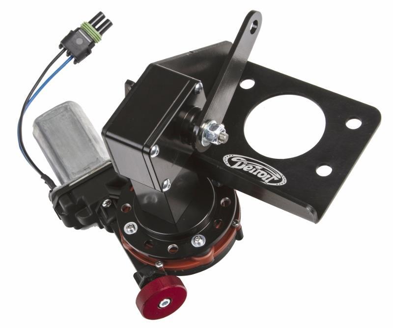 The DSE electric actuators have a red override knob that you can rotate by hand to raise and lower the headlight doors manually (Figure 19).