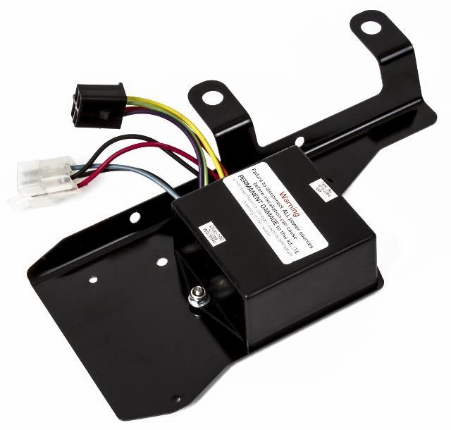 34. Install the headlight control module onto the module mounting plate using the provided 8-32 hardware if not already assembled from DSE (Figure 35). Do not overtighten.