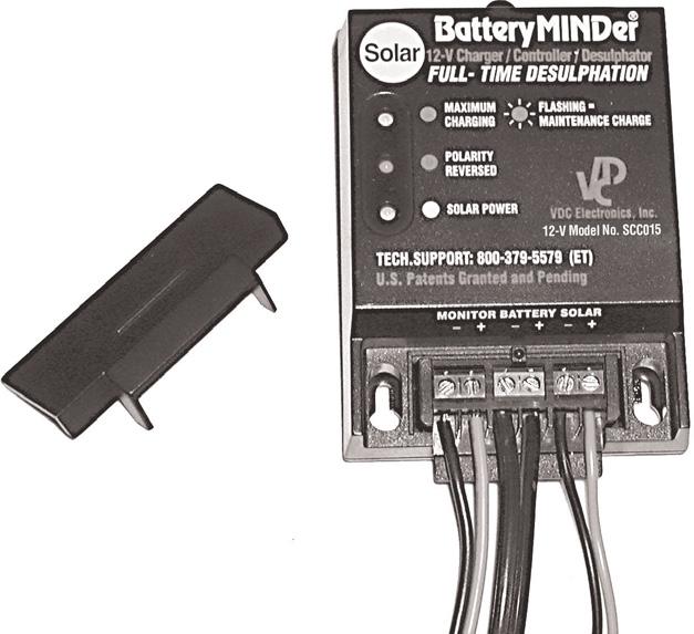 Please read these simple instructions before making any attempt to permanently or temporarily installing your BatteryMINDer controller and panel.