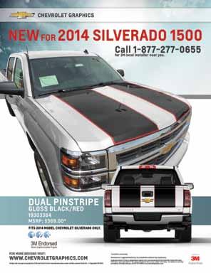 ŝŷŷž Ă ŽŶ Product News New Custom Graphics for Silverado & Sonic The new graphics introduced at SEMA by 3M Original Wraps are now available for sale!