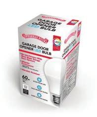 RESIDENTIAL GARAGE DOOR OPENER ACCESSORIES Garage door opener LED bulb Common LED and CFL bulbs can emit