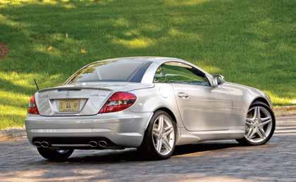 We d say the grunt s just right, but we re not Goldilocks, and we d never turn down the excess of the SLK 55.