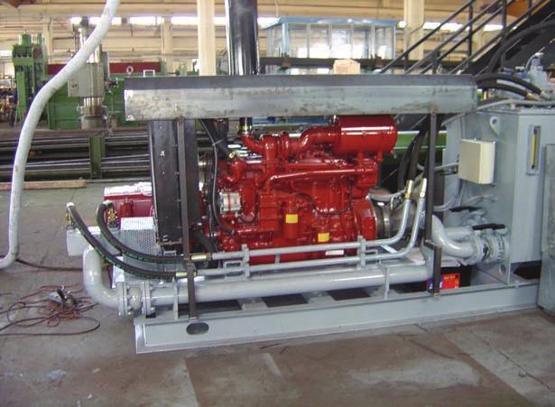 Power unit The most advanced technology enables Sierra to reach high production levels with relatively small engines.