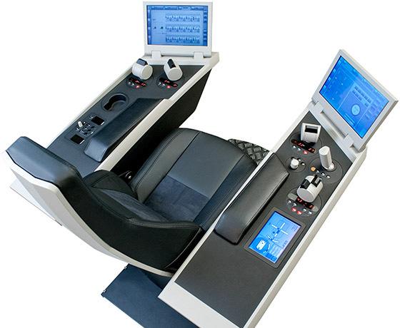 INTEGRATED WORKSTATIONS Kongsberg's new K-Master workstation is a complete and independent operating station designed to meet strict aft bridge ergonomic considerations regarding the arrangement of