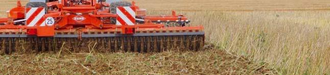 The tines are positioned every 30 cm which is the optimum spacing for residue passage.
