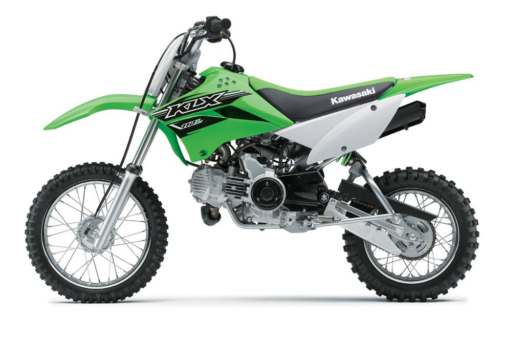 Designed for youngsters aged 13 and above, and mini-moto enthusiasts, the KLX110 and KLX110L can handle rider weights up to 70 kg.