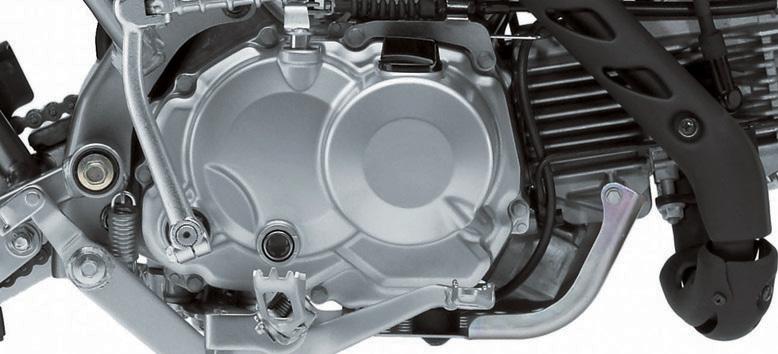 Clutch: centrifugal or manual * Centrifugal clutch (KLX110 only) enables easy